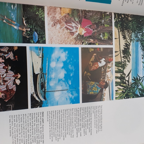 Vintage 1972 The Caribbean Book by American Express Pan Am Airlines - Picture 8 of 11
